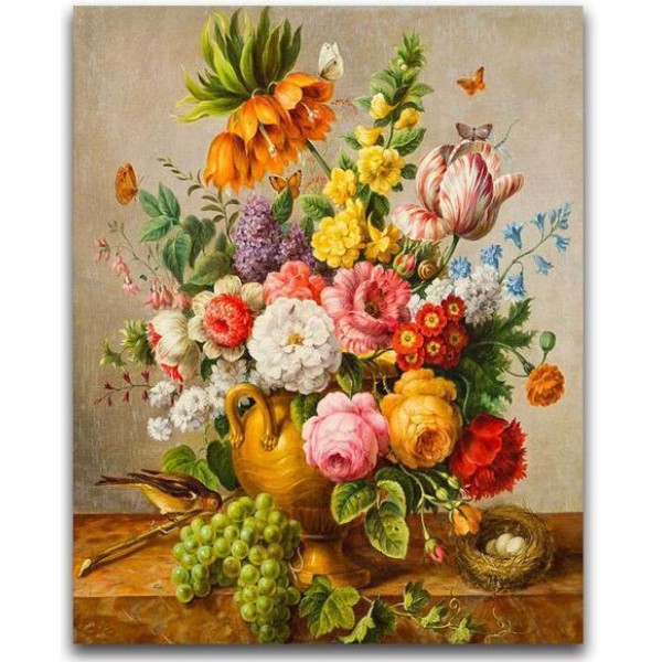 Colorful Eatables & Drinks Gorgeous Flowers Collection Painting Kits Roses