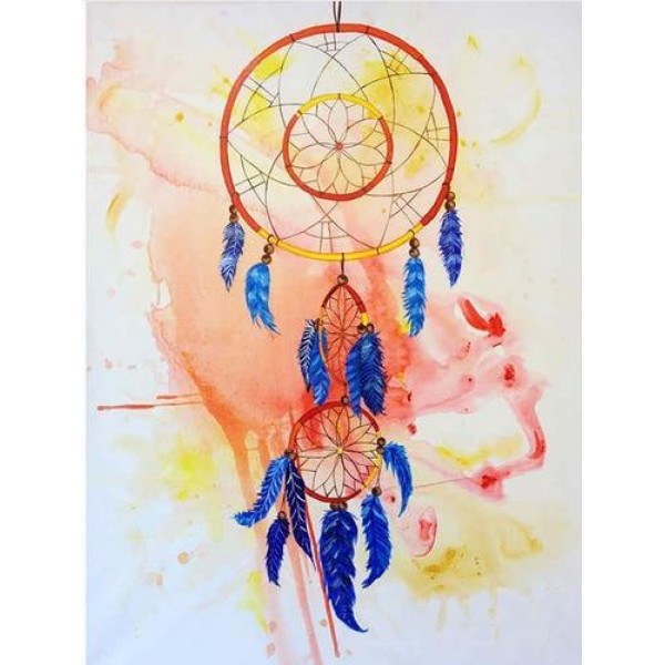 Colorful Flowers Dream Catcher Diamond Art Kits